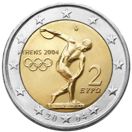 Grecia 2004 - 2 euros Juegos Olímpicos de Atenas