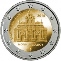 Grecia 2016 - 2 euro 150° Monastero di Arkadi
