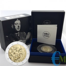 France 2020 - 2 euro Proof 50th death of Charles de Gaulle