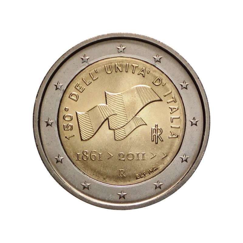 Italia 2011 - 2 euros 150 Unificación de Italia