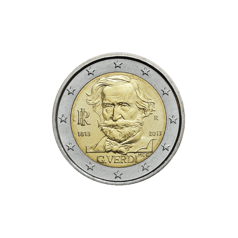 Italia 2013 - 2 euro 200° nascita di Giuseppe Verdi