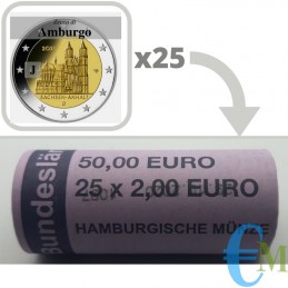 Allemagne 2021 - Rouleau 2 euros Cathédrale de Magdebourg - J