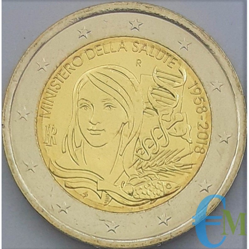 Italy 2018 - 2 euro 60 ° of the Ministry of Health