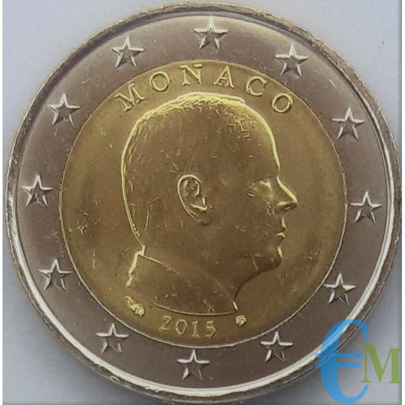 Mónaco 2015 - 2 euros emitidos para circulación