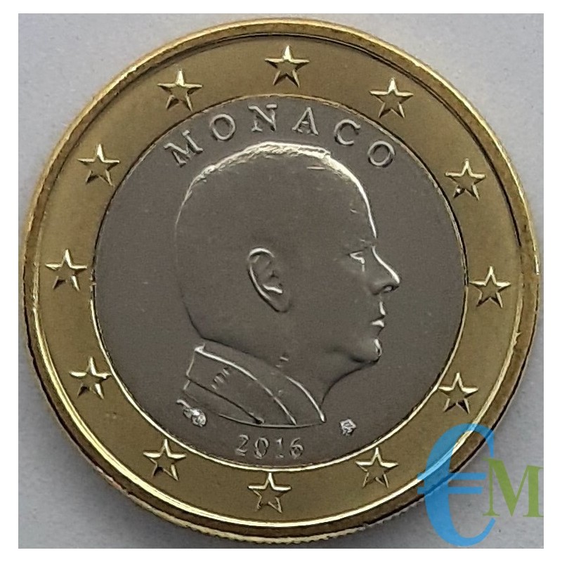 Monaco 2016 - 1 euro émis pour la circulation