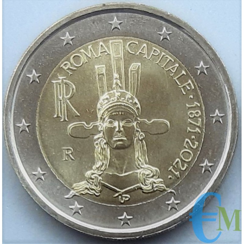 2 euro commemorativo 150° Anniversario dell'istituzione di Roma Capitale d’Italia