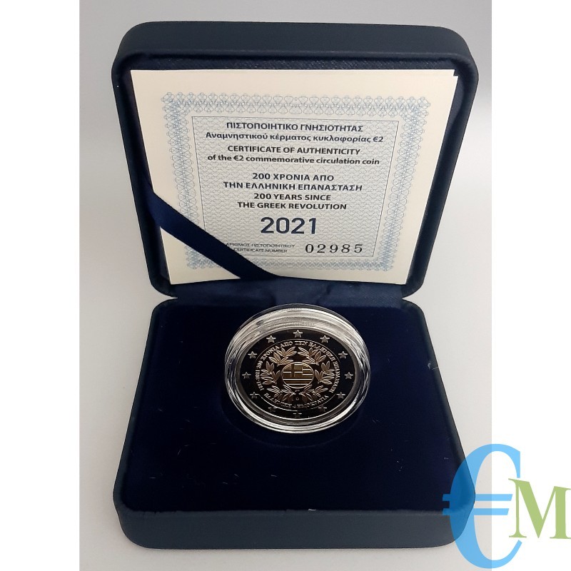 Greece 2021 - 2 euro Proof 200th Greek War of Independence