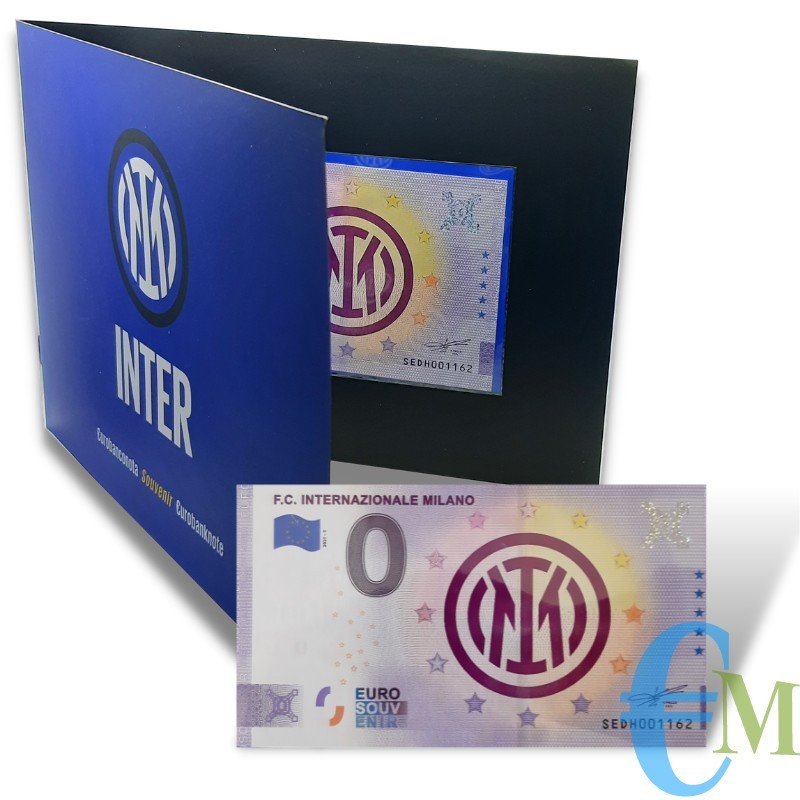 Italy - 0 euro 2021 FC INTERNAZIONALE MILANO - Official product in folder