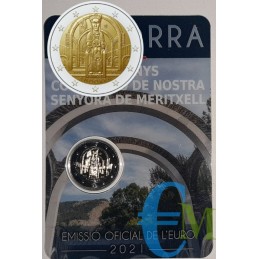 Andorra 2021 - 2 euro 100° incoronazione di Nostra Signora di Meritxell