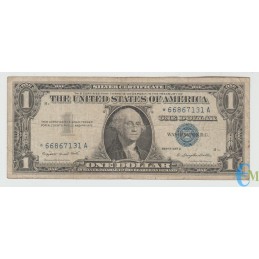 United States - 1 Dollar 1957 A replacement series with asterisk