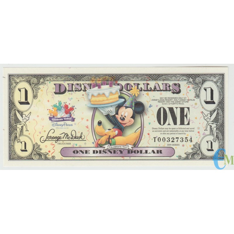 United States - 1 Dollar Disney serie 2009