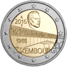 Lussemburgo 2016 - 2 euro 50° anniversario dl Ponte Granduchessa Carlotta.
