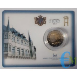 Luxembourg 2013 - 2 euro National anthem BU Coincard