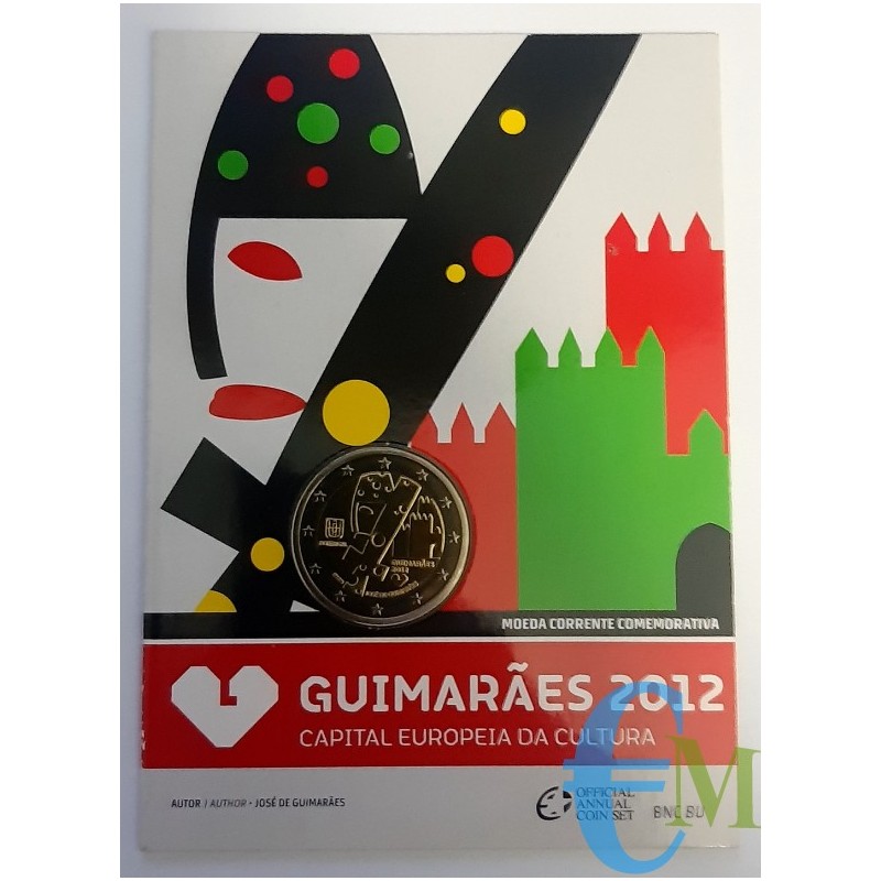 Portogallo 2012 - 2 euro Guimaraes, capitale europea della Cultura BU in Folder