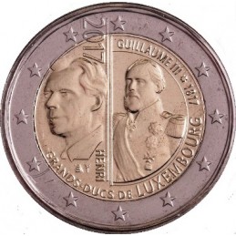 Lussemburgo 2017 - 2 euro 200° anniversario della nascita del Granduca Guglielmo III.