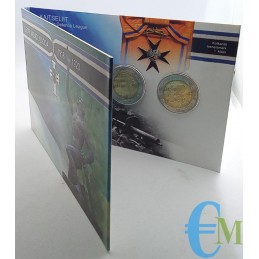 Estonie 2018 - 2 euros 100e indépendance République d'Estonie BU en coincard