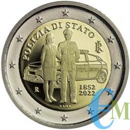 Italy 2022 - 2 euro 170th State Police