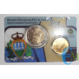 San Marino 2010 - 2 euro e 10 centesimi in Coincard