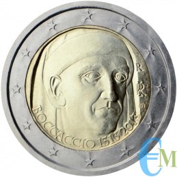 Italie 2013 - 2 euros 700e naissance de Giovanni Boccace