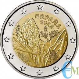 Spagna 2022 - 2 euro Parco nazionale di Garajonay - 13° moneta