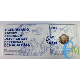 Portugal 2019 - 2 euros Prueba 500 aniversario del viaje de Magallanes