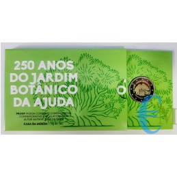 Portogallo 2018 - 2 euro Proof 250° del Giardino botanico di Ajuda
