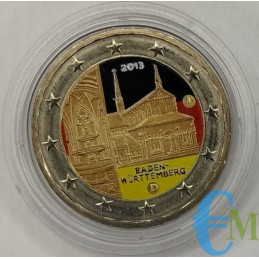 Germany 2013 - 2 euro colored Baden-Wurttemberg - J