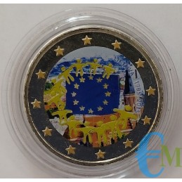 Lituanie 2015 - 2 euros 30e drapeau européen coloré