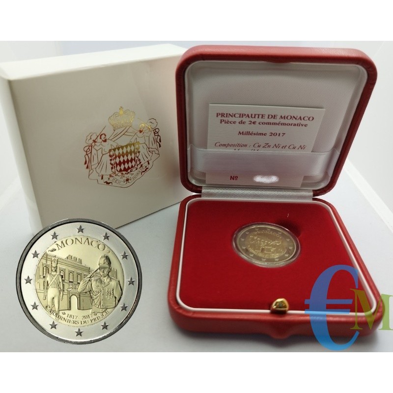Monaco 2017 - 2 euros 200e anniversaire des Carabinieri del Principe