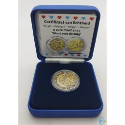 Belgium 2022 - 2 euro Proof for treatment during the Covid pandemic