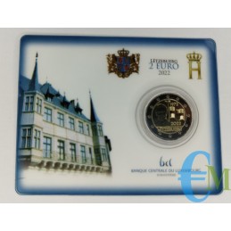 Luxembourg 2022 - 2 euro 50º of the flag of Luxembourg in coincard BU