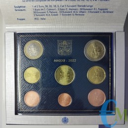 Vatican 2022 - Official Bu Set Euro Set - 8 coins