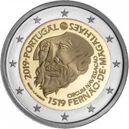 Portogallo 2019 - 2 euro commemorativo 500° anniversario della circumnavigazione di Magellano.