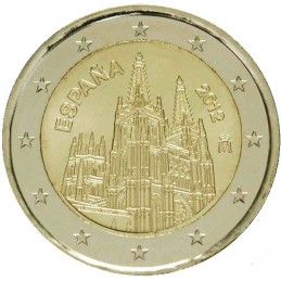 Spain 2012 - 2 euro Cathedral of Burgos - UNESCO