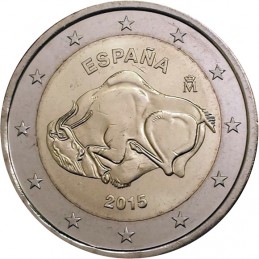 Espagne 2015 - 2 euros Grotte d'Altamira - UNESCO