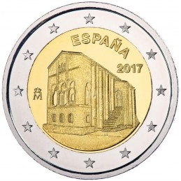 Spagna 2017 - 2 euro Chiesa di Santa Maria del Naranco - UNESCO