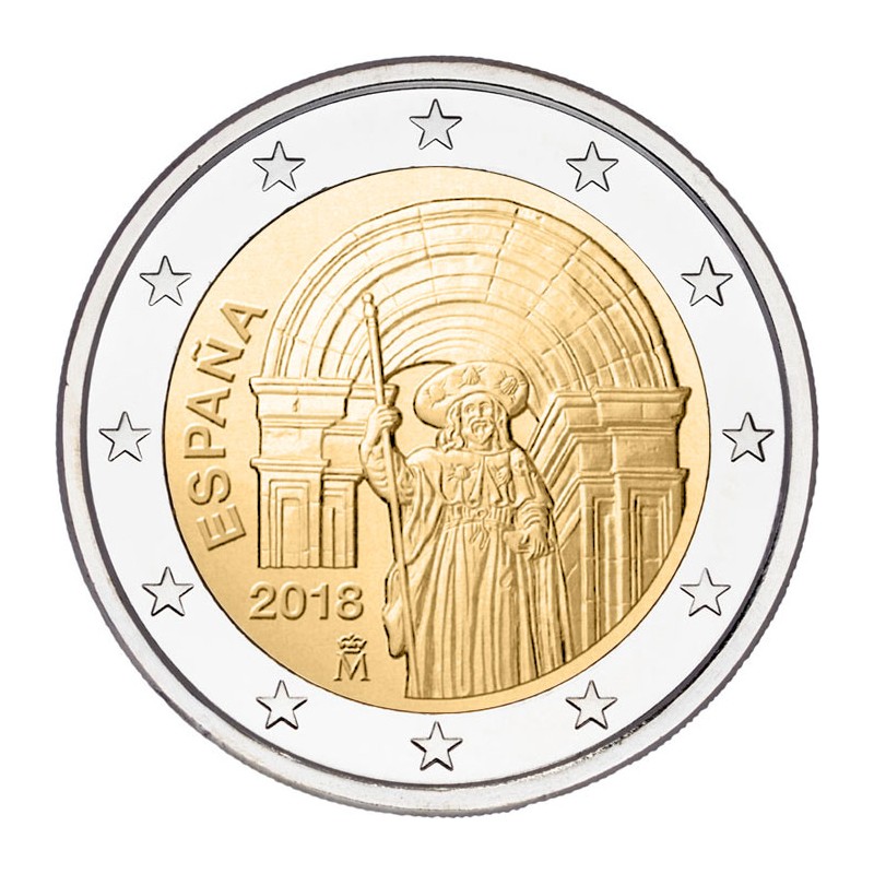 Spagna 2018 - 2 euro commemorativo 9° moneta della serie dedicata ai siti UNESCO spagnoli.