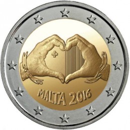 Malta 2016 - 2 euro commemorativo 1° moneta della serie 'Dai Bambini con Solidarietà'