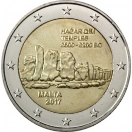 Malta 2017 - 2 euro templi di Hagar Qim