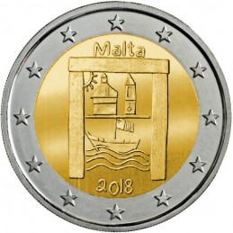 Malta 2018 - 2 euro commemorativo 3° moneta della serie 'Dai Bambini con Solidarietà'