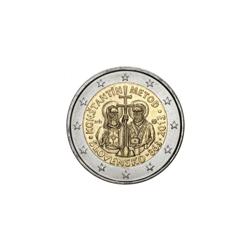 Slovakia 2013 - 2 euro 1150th anniversary of the mission of Cyril and Methodius