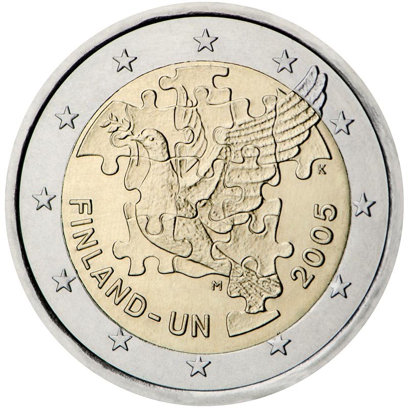 Finlande 2005 - 2 euros 60e Nations Unies ONU