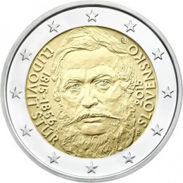Slovacchia 2015 - 2 euro commemorativo 200° anniversario della nascita di Ludovit Stur