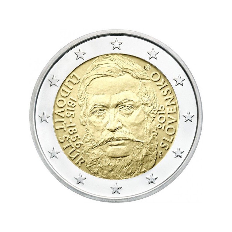 Slovaquie 2015 - 2 euros 200e naissance de Ludovit Stur