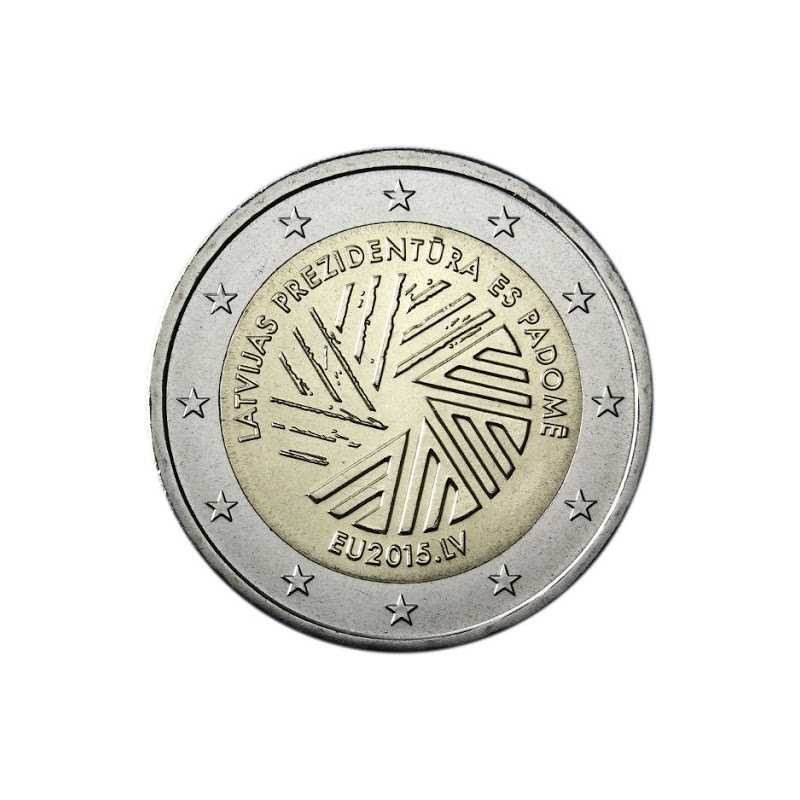Lettonia 2015 - 2 euro commemorativo presidenza del Consiglio dell'Unione europea della Lettonia.