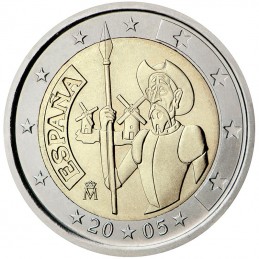 Spagna 2005 - 2 euro 400° Don Chisciotte