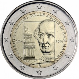 San Marino 2014 - 2 euro commemorativo 500° anniversario della morte di Donato Bramante