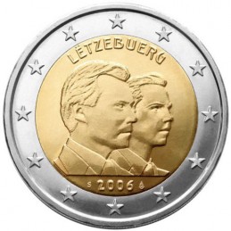 Lussemburgo 2006 - 2 euro Enrico e Guglielmo