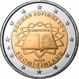 Finlandia 2007 - 2 euros 50 Tratado de Roma