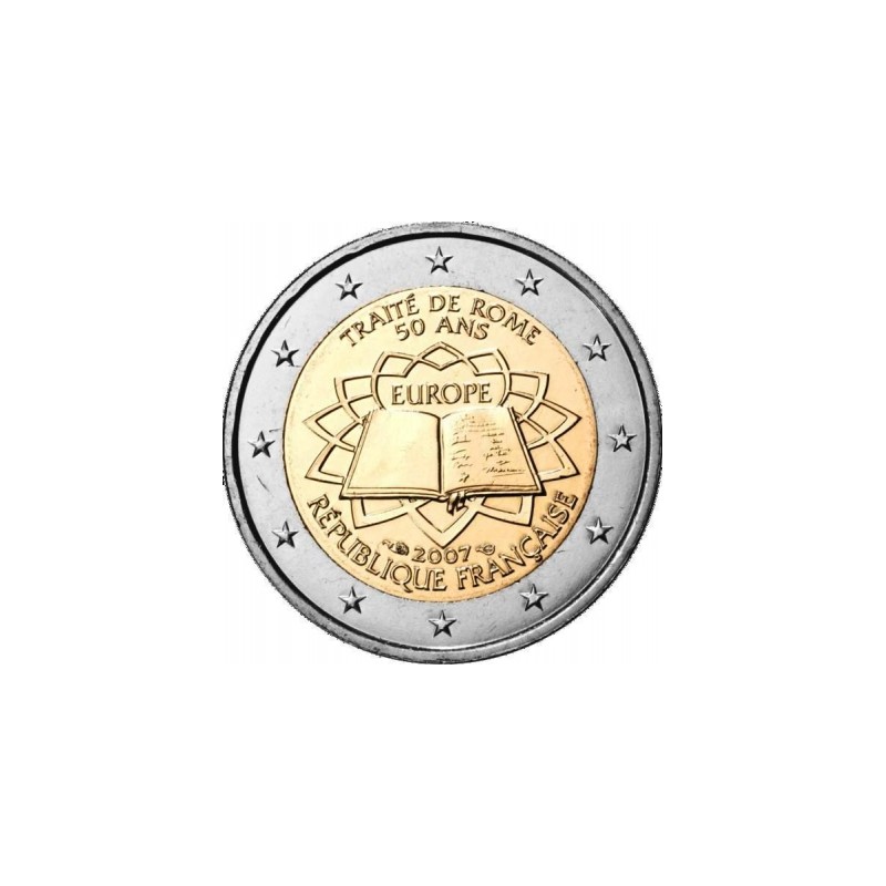 Francia 2007 - 2 euro commemorativo 50° anniversario della firma del Trattato di Roma.